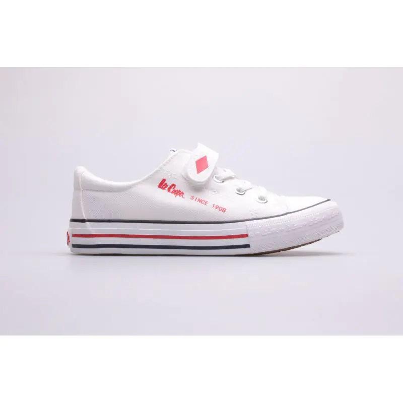 ⁨Trampki Lee Cooper Jr LCW-22-44-0804K (kolor Biały)⁩ w sklepie Wasserman.eu