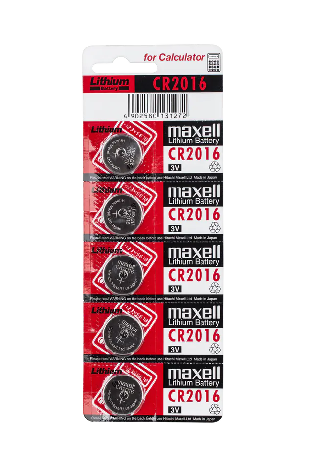 ⁨Bateria MAXELL CR2016 5szt./blist.⁩ w sklepie Wasserman.eu