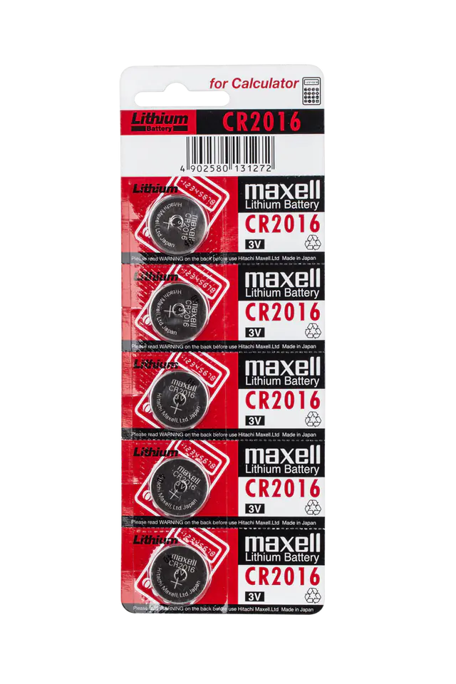 ⁨Maxell 18586100 household battery Single-use battery CR2016 Zinc-Manganese Dioxide (Zn/MnO2)⁩ at Wasserman.eu