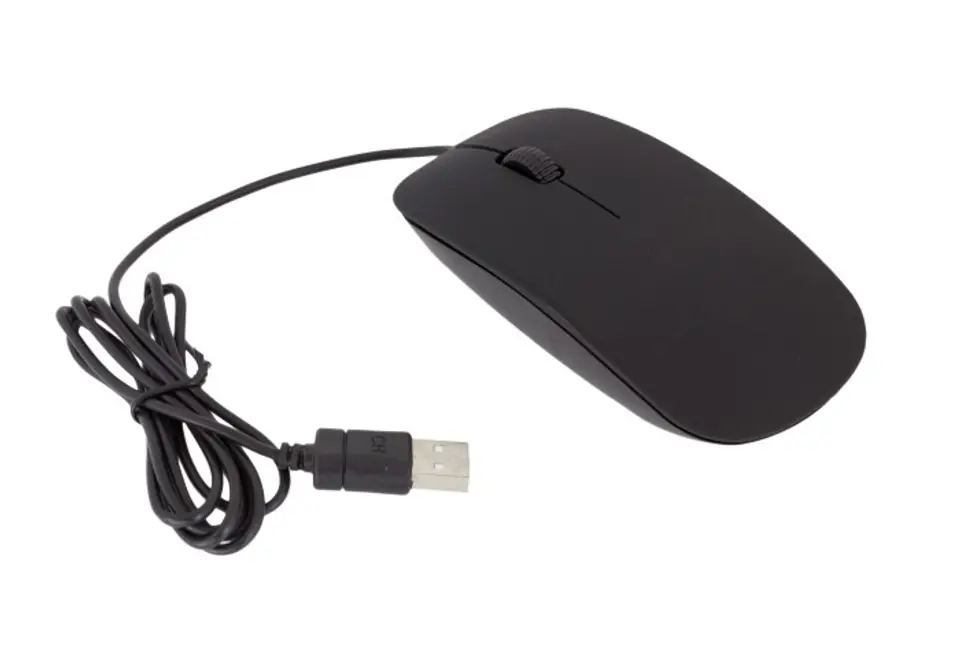 ⁨AK278A Slim Optical Mouse Black⁩ at Wasserman.eu