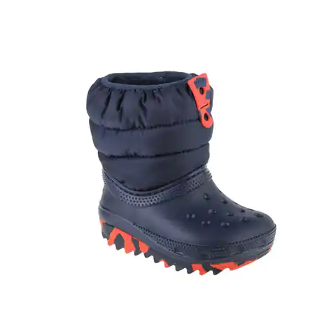 ⁨Buty Crocs Classic Neo Puff Boot Toddler Jr 207683 (kolor Granatowy, rozmiar 23/24)⁩ w sklepie Wasserman.eu