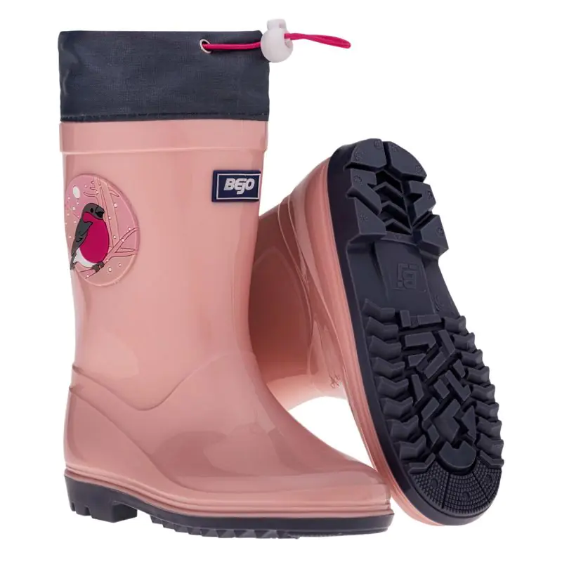 ⁨Kalosze Bejo Kai Wellies Jr (kolor Różowy, rozmiar 33)⁩ w sklepie Wasserman.eu