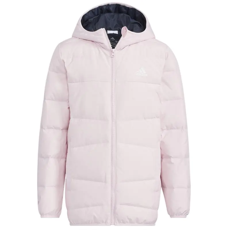 ⁨Kurtka adidas Frosty Jacket Jr (kolor Różowy, rozmiar 140 cm)⁩ w sklepie Wasserman.eu