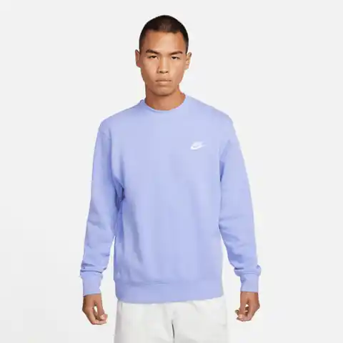 ⁨Bluza Nike Sportswear Club Fleece M BV2662 (kolor Niebieski, rozmiar L)⁩ w sklepie Wasserman.eu