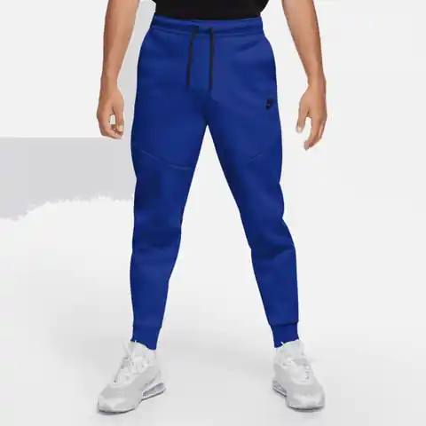 ⁨Spodnie Nike Sportswear Tech Fleece M CU4495 (kolor Niebieski, rozmiar XL)⁩ w sklepie Wasserman.eu
