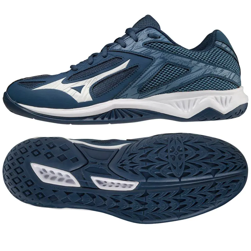 ⁨Buty do siatkówki Mizuno Lightning Star Z6 Jr (kolor Niebieski, rozmiar 36)⁩ w sklepie Wasserman.eu