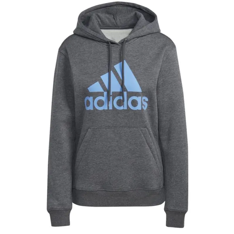 ⁨Bluza adidas Big Logo FL R HD W (kolor Szary/Srebrny, rozmiar S)⁩ w sklepie Wasserman.eu