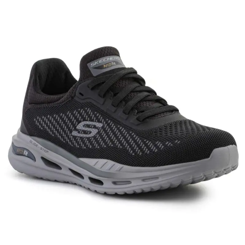 ⁨Buty Skechers Arch Fit Orvan-Trayver M 210434 (kolor Czarny, rozmiar EU 42.5)⁩ w sklepie Wasserman.eu