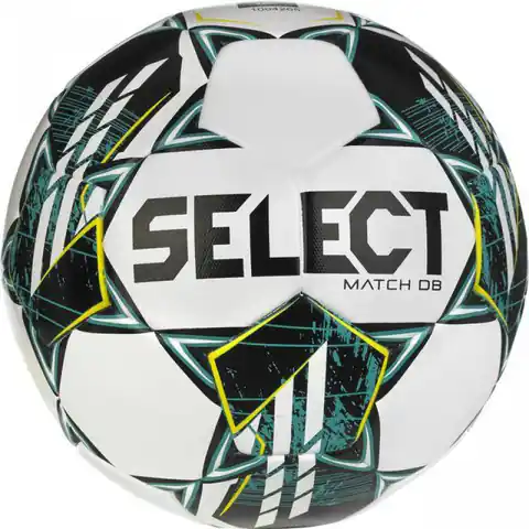 ⁨Piłka nożna Select Match DB Fifa (kolor Biały. Zielony, rozmiar 5)⁩ w sklepie Wasserman.eu