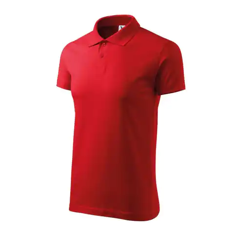 ⁨Koszulka polo Adler Single J. M (kolor Czerwony, rozmiar M)⁩ w sklepie Wasserman.eu
