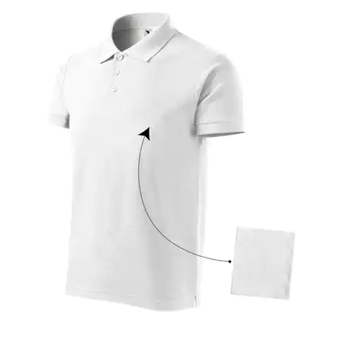 ⁨Koszulka polo Adler Cotton M (kolor Biały, rozmiar 2XL)⁩ w sklepie Wasserman.eu
