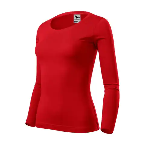 ⁨Koszulka Malfini Fit-T Ls W (kolor Czerwony, rozmiar L)⁩ w sklepie Wasserman.eu