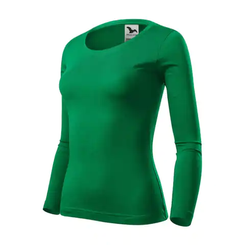 ⁨Koszulka Malfini Fit-T Ls W (kolor Zielony, rozmiar XL)⁩ w sklepie Wasserman.eu