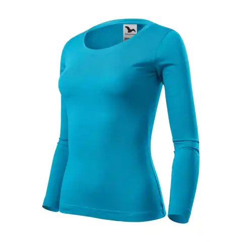 ⁨Koszulka Malfini Fit-T Ls W (kolor Niebieski, rozmiar XL)⁩ w sklepie Wasserman.eu