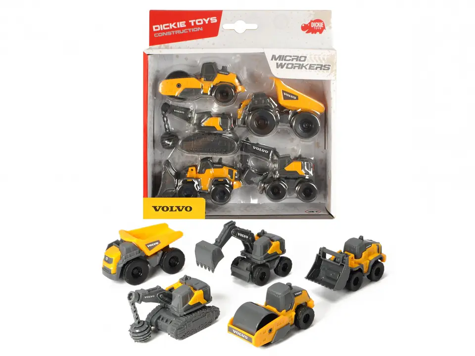 ⁨Construction vehicle set, Volvo CONSTR 5-pack⁩ at Wasserman.eu