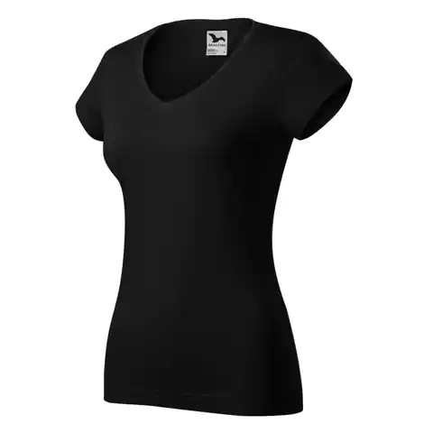 ⁨Koszulka Adler Fit V-neck W (kolor Czarny, rozmiar L)⁩ w sklepie Wasserman.eu