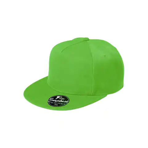 ⁨Czapka Malfini Rap 5P MLI-30100 (kolor Zielony, rozmiar nastawialna)⁩ w sklepie Wasserman.eu