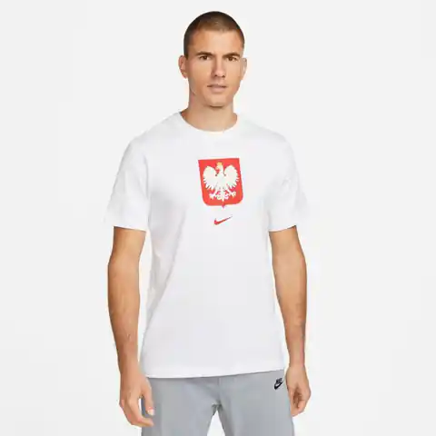 ⁨Koszulka Nike Polska Crest M DH7604 (kolor Biały, rozmiar XXL)⁩ w sklepie Wasserman.eu