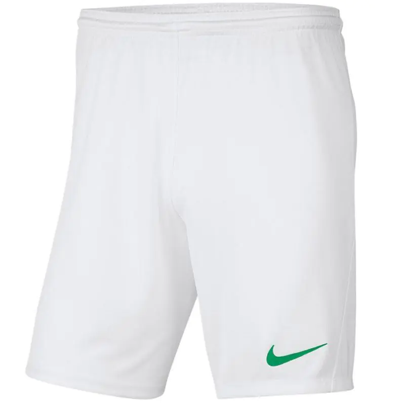 ⁨Spodenki Nike Park III Knit Jr BV6865 (kolor Biały, rozmiar L (147-158cm))⁩ w sklepie Wasserman.eu