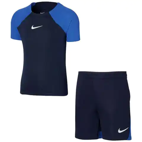 ⁨Komplet Nike Academy Pro Training Kit Jr DH9484 (kolor Granatowy, rozmiar S 104-110 cm)⁩ w sklepie Wasserman.eu