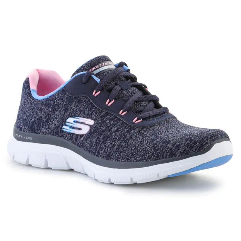 ⁨Buty Skechers Flex Appeal 4.0 - Fresh W 149570 (kolor Granatowy, rozmiar EU 37.5)⁩ w sklepie Wasserman.eu