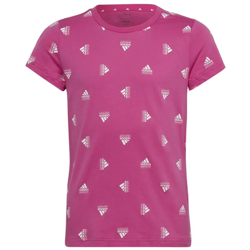 ⁨Koszulka adidas BLUV Tee Jr (kolor Różowy, rozmiar 164 cm)⁩ w sklepie Wasserman.eu