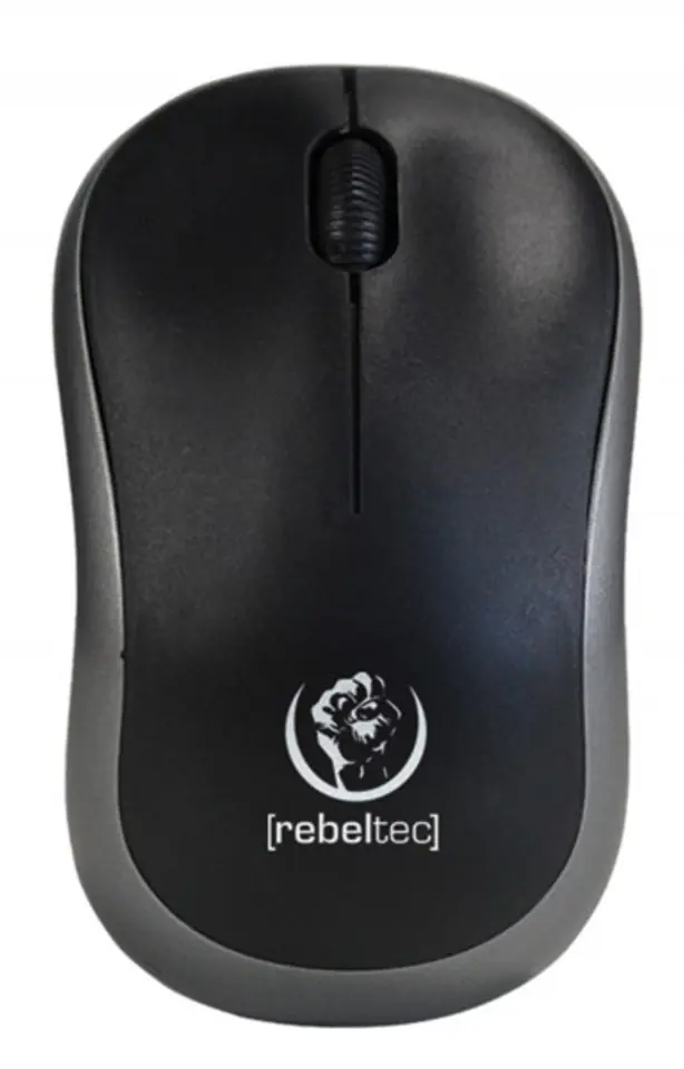 ⁨Wireless optical mouse Rebeltec METEOR silver⁩ at Wasserman.eu