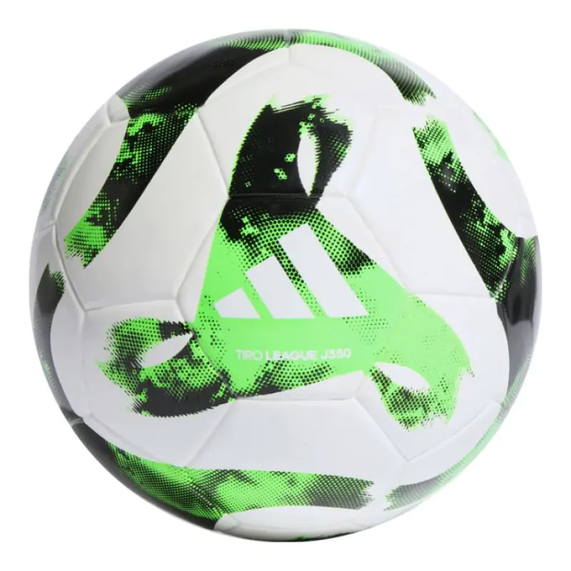 ⁨Piłka nożna adidas Tiro League J350 (kolor Biały. Zielony, rozmiar 4)⁩ w sklepie Wasserman.eu