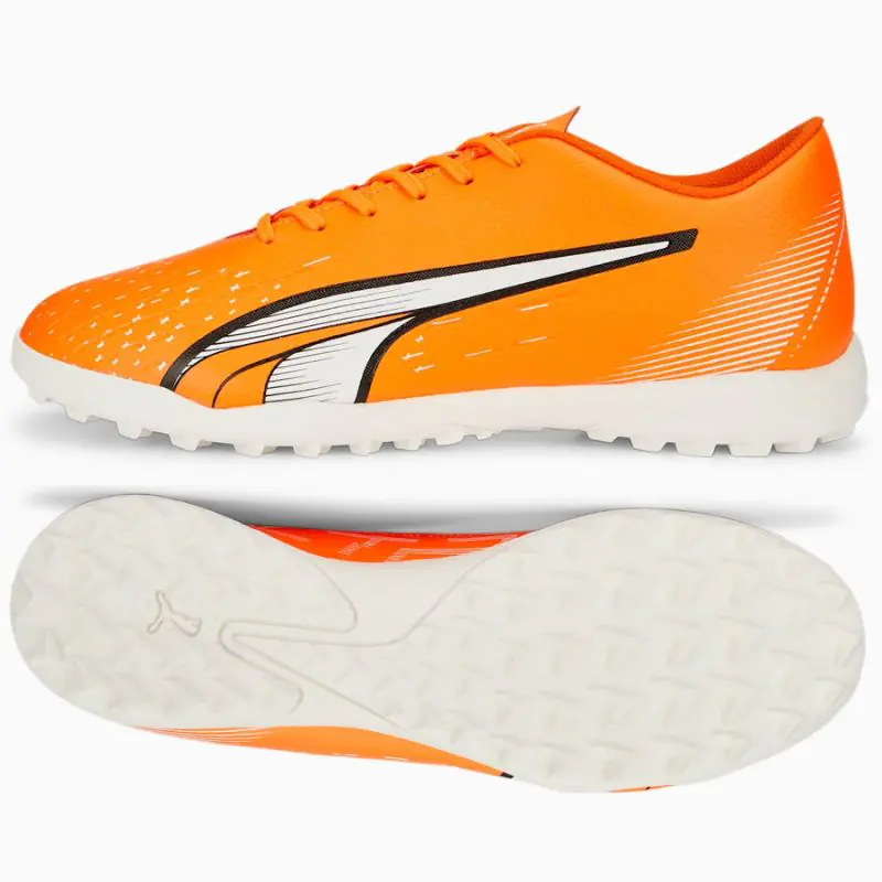 ⁨Buty piłkarskie Puma Ultra Play TT M 107226 (kolor Pomarańczowy, rozmiar 46 1/2)⁩ w sklepie Wasserman.eu