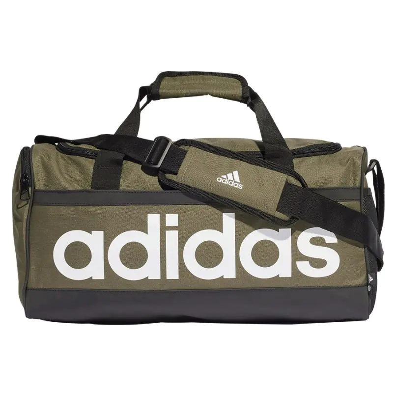 ⁨Torba adidas Linear Duffel M (kolor brązowy)⁩ w sklepie Wasserman.eu