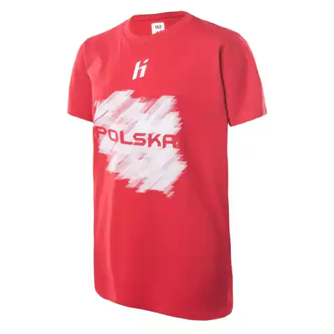 ⁨Koszulka Huari Poland Fan Jr (kolor Czerwony, rozmiar 170)⁩ w sklepie Wasserman.eu