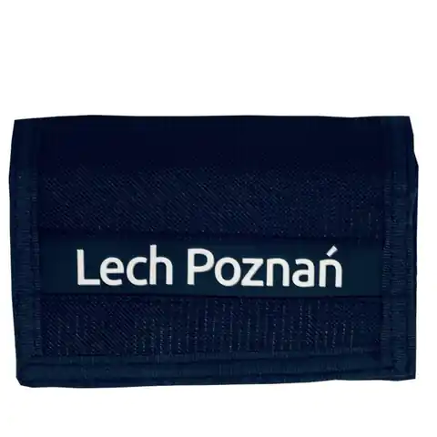 ⁨Portfel Lech Poznań Herb BS (kolor Granatowy)⁩ w sklepie Wasserman.eu
