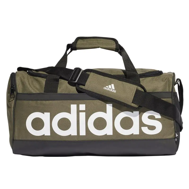 ⁨Torba adidas Linear Duffel S (kolor brązowy)⁩ w sklepie Wasserman.eu