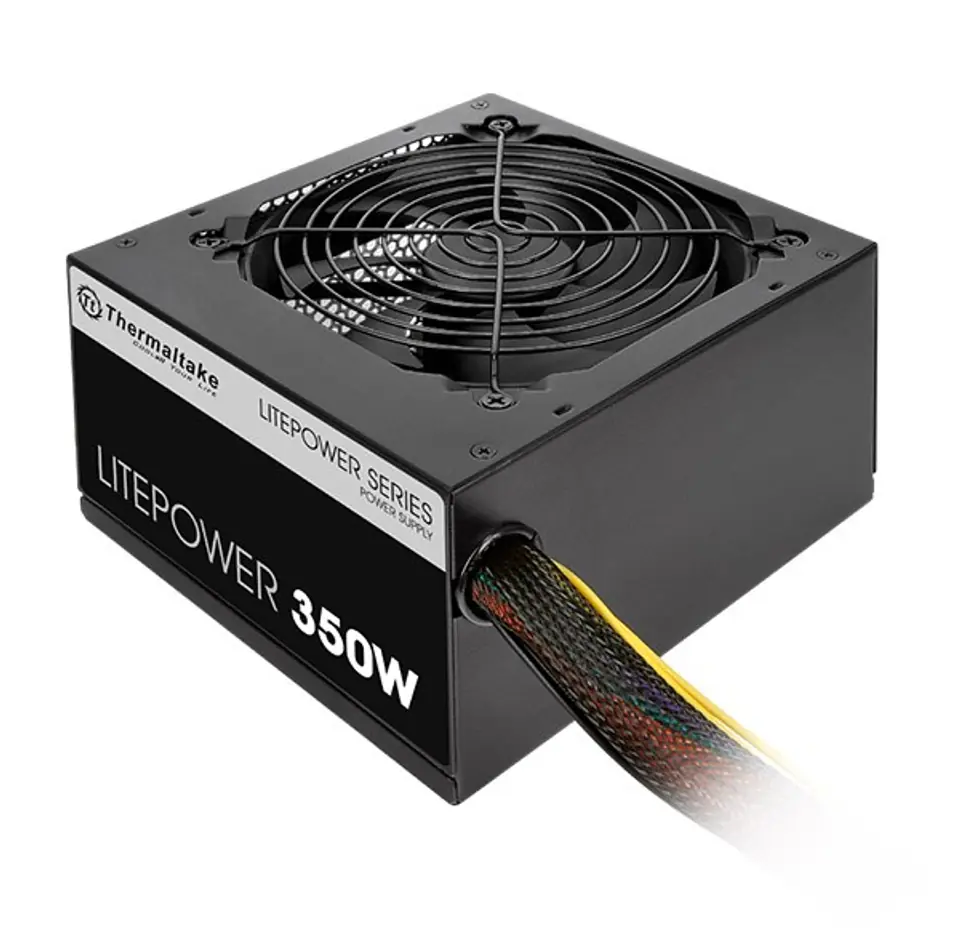 ⁨Thermaltake Litepower II power supply unit 350 W 24-pin ATX ATX Black⁩ at Wasserman.eu