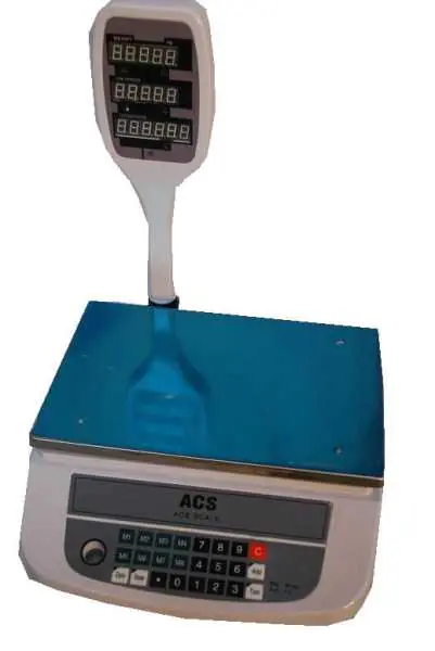 ⁨acs-30 calculation scale, with display⁩ at Wasserman.eu