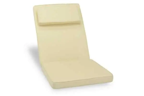 ⁨Cream seat cushion for garden chairs⁩ at Wasserman.eu