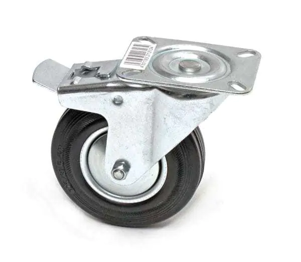 ⁨Swivel set with wheel brake d = 125 mm⁩ at Wasserman.eu