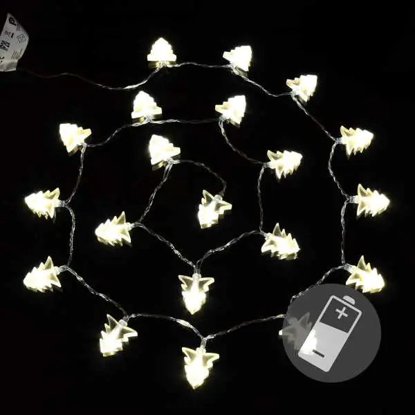 ⁨Christmas Tree Lights 20 LED Warm White For IP20 Batteries⁩ at Wasserman.eu