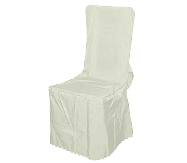 ⁨Chair cover, cream, bedspread⁩ at Wasserman.eu