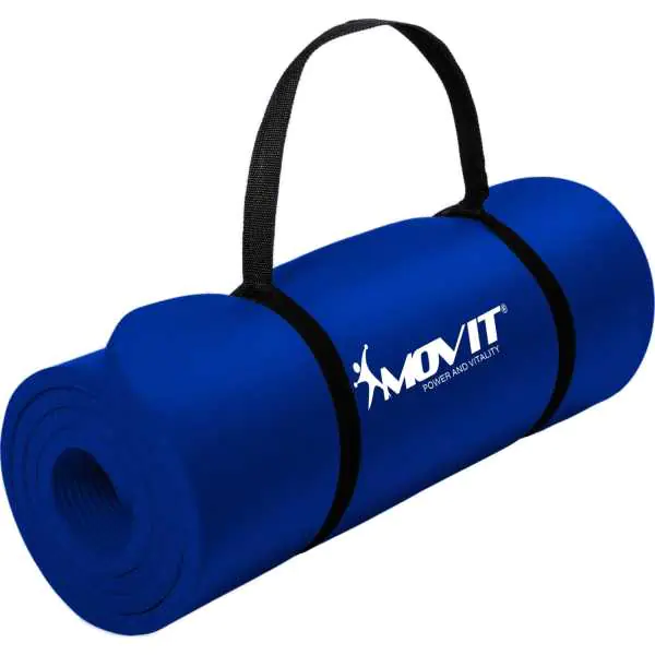 ⁨Yoga mat 183x60x1,0 cm MOVIT navy blue⁩ at Wasserman.eu