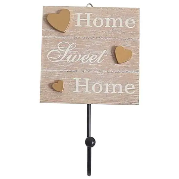 Wooden hanger home 10.5x16.5x4.5cm at Wasserman.eu