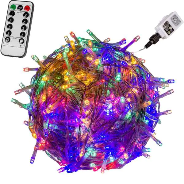 ⁨Christmas tree lights 600 LED color, power supply, 65 m⁩ at Wasserman.eu