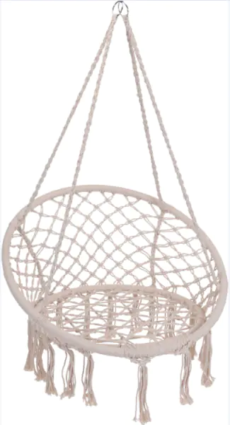 ⁨Fotel boho hamak ogrodowy wiszące Bociane gniazdo 80cm⁩ w sklepie Wasserman.eu