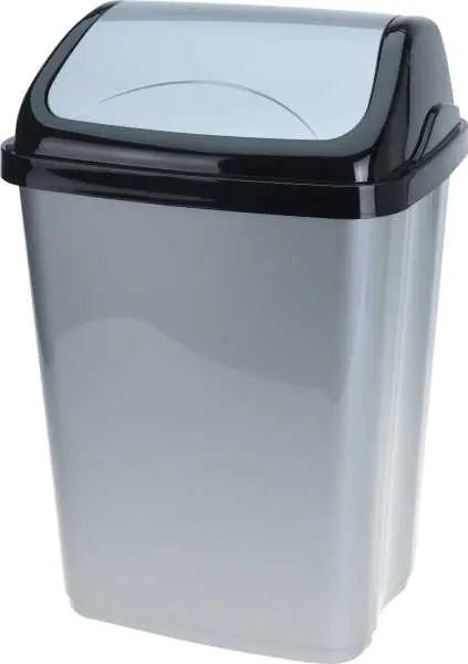 ⁨Trash bin Waste bin 16 l grey⁩ at Wasserman.eu