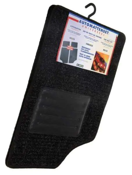 ⁨Car Mats Car Wipers Black Set 4 Pcs⁩ at Wasserman.eu