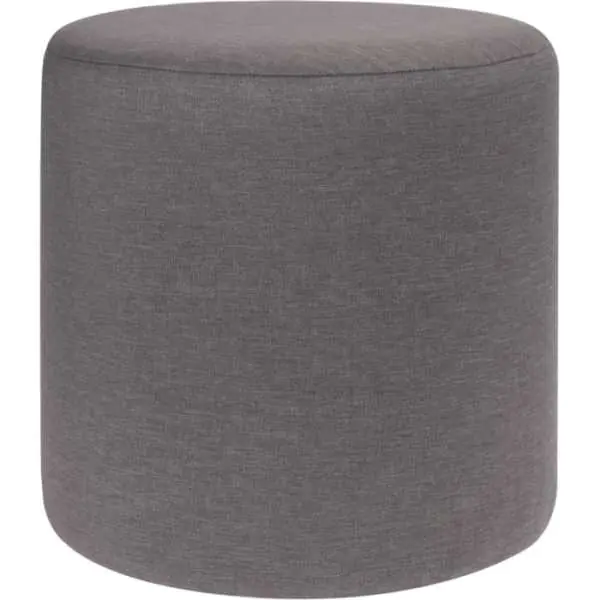 Pouf seat footrest upholstered 35x35 brown at Wasserman.eu