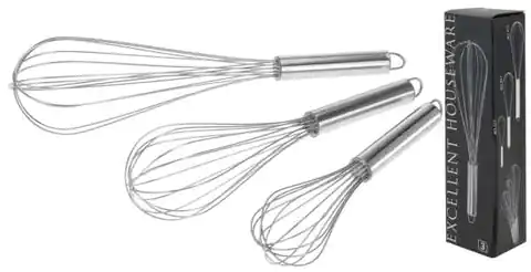 ⁨Whisk beater for egg sauces set of 3 pcs.⁩ at Wasserman.eu