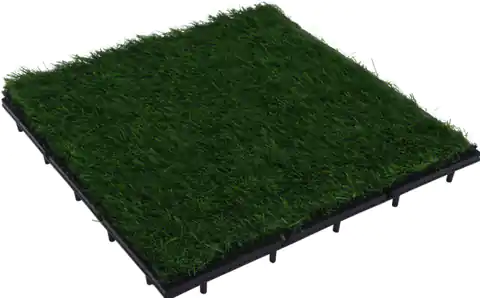 ⁨Podest klepka płyty tarasowe sztuczna trawa podłogowa zestaw 9 szt. 30x30cm⁩ w sklepie Wasserman.eu