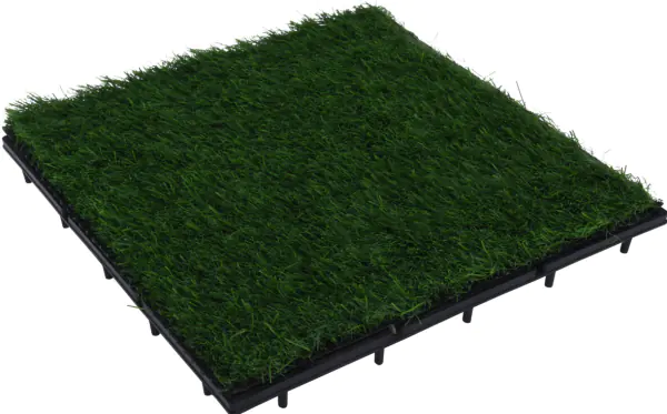 ⁨Platform stave terrace slabs artificial floor grass set of 9 pcs. 30x30cm⁩ at Wasserman.eu