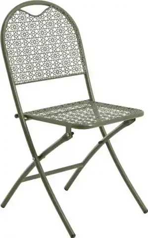 ⁨Metal folding chair 87x40x37,5 cm green⁩ at Wasserman.eu